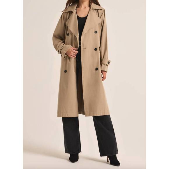 Z SUPPLY Jackets & Blazers - NEW Z SUPPLY dorian trench coat jacket in driftwood